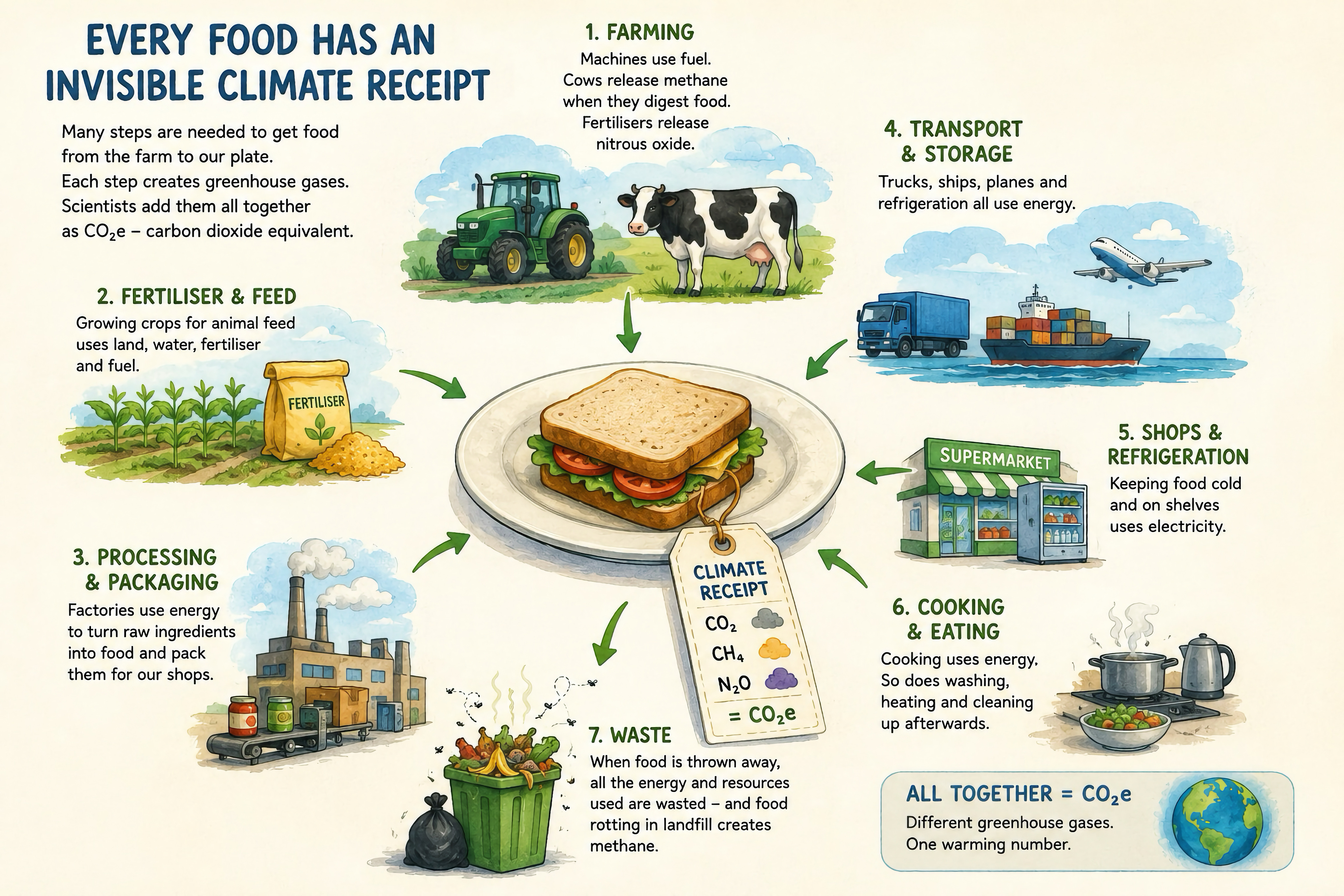 Food’s climate receipt
