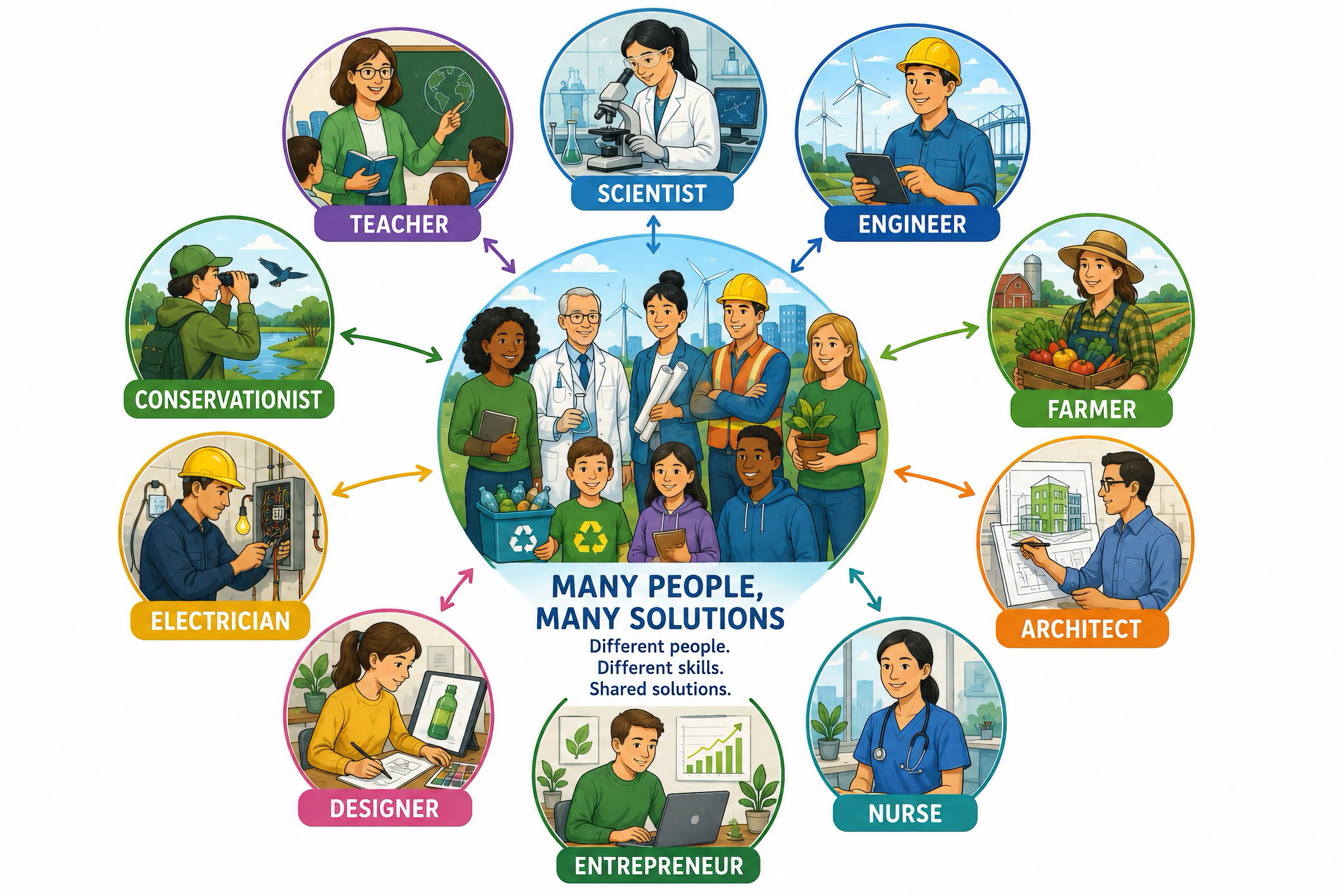 Many people, many solutions