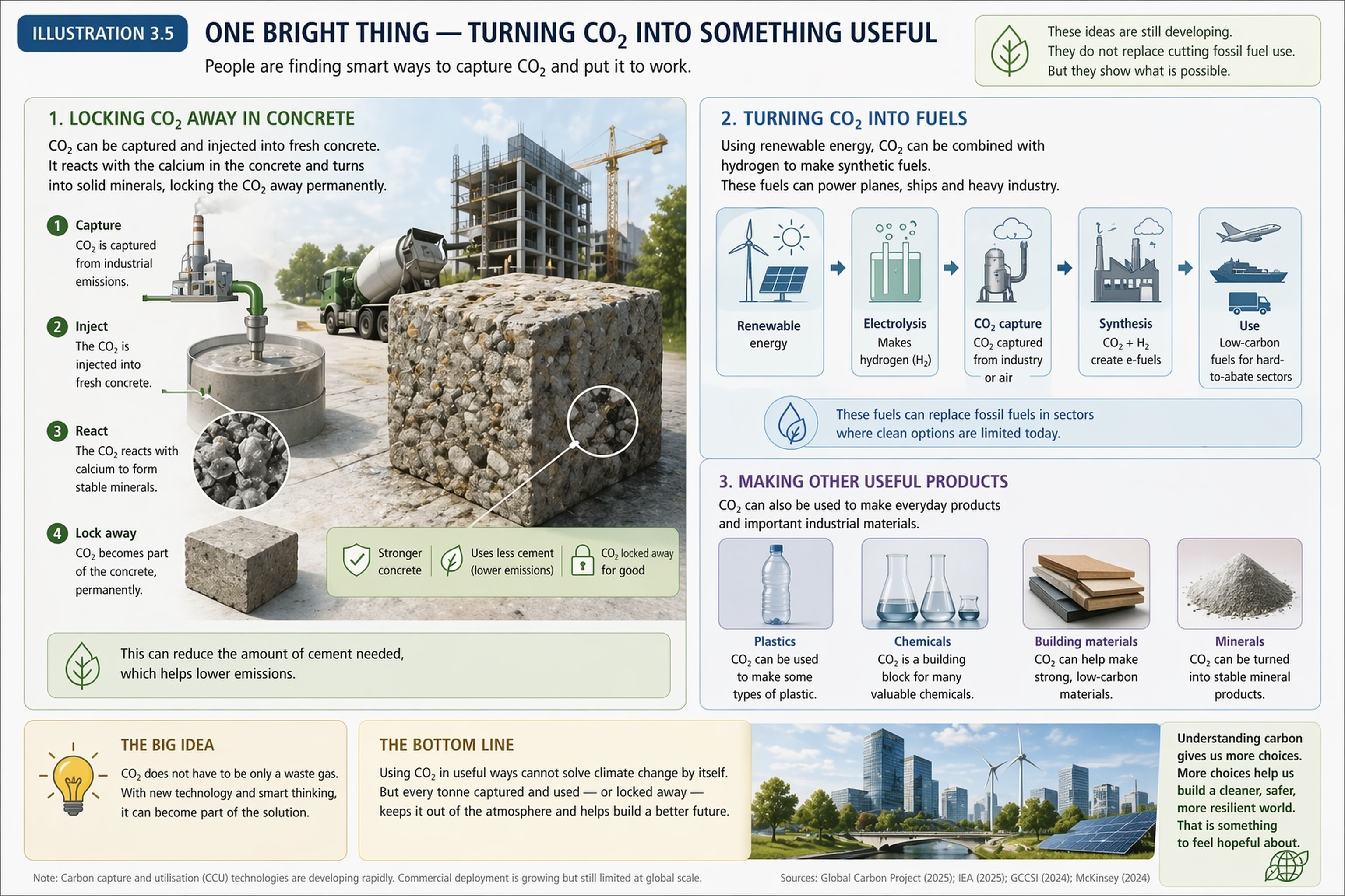 Low carbon concrete